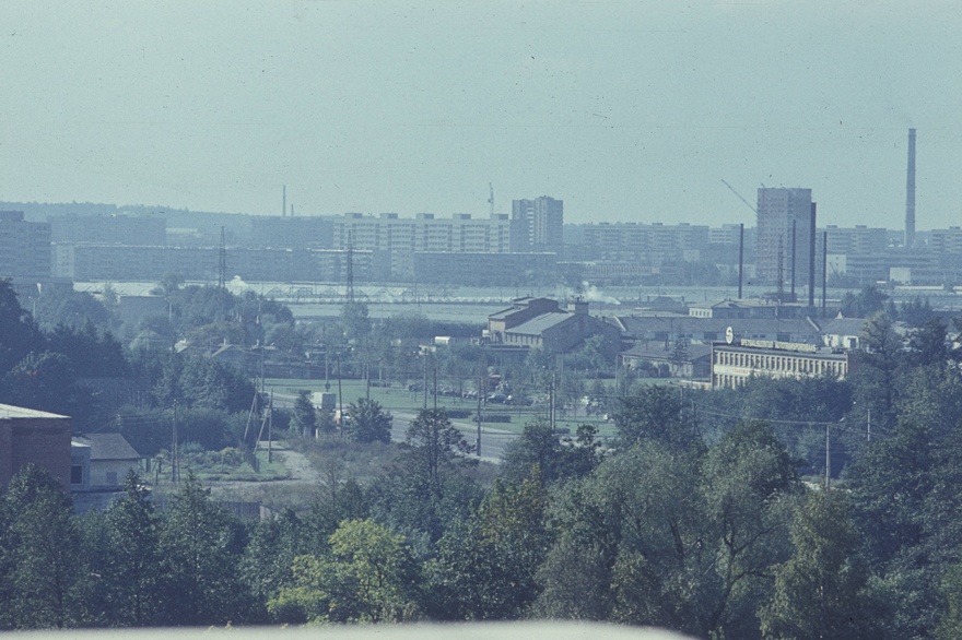 Foggy view of Mustamäe from Lilleküla