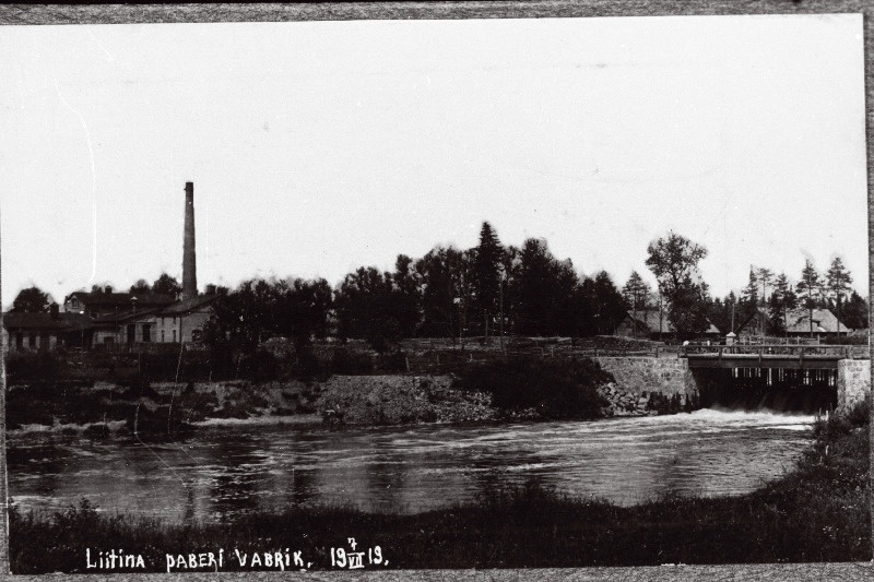 Vabadussõda. Lettini (Litene) mõisa paberivabrik, 2.Jalaväepolgu 3.pataljoni ühe roodu asukoht.
