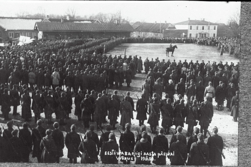 Eesti Vabariigi 2. aastapäeva paraad.