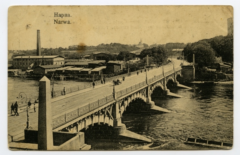 Jaanilinna viiv sild üle Narva jõe