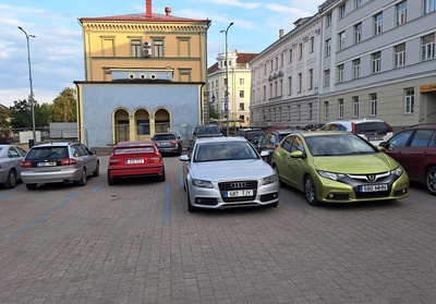 Vaade lihaturu endisele platsile  pärast lihaturu kolimist uude turuhoonesse. rephoto