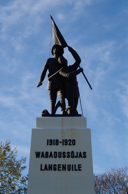 Vabadussõja mälestussammas Rakveres rephoto