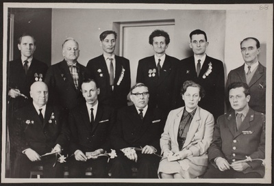 Arhiivide Valitsuse ja ENSV ORKA sõjaveterane  duplicate photo