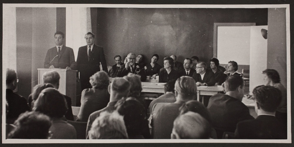 ENSV Arhiivide Valitsuse nõupidamine Maneeži t majas