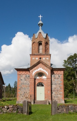 Kergu Orthodox Big Brother Sinaida Church (1875-1878, architect p. Gardenack) rephoto