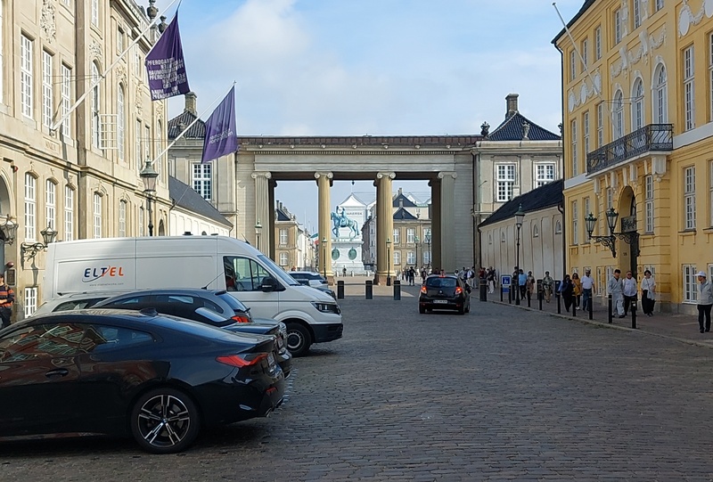 Kopenhaagen: Amaliegade rephoto