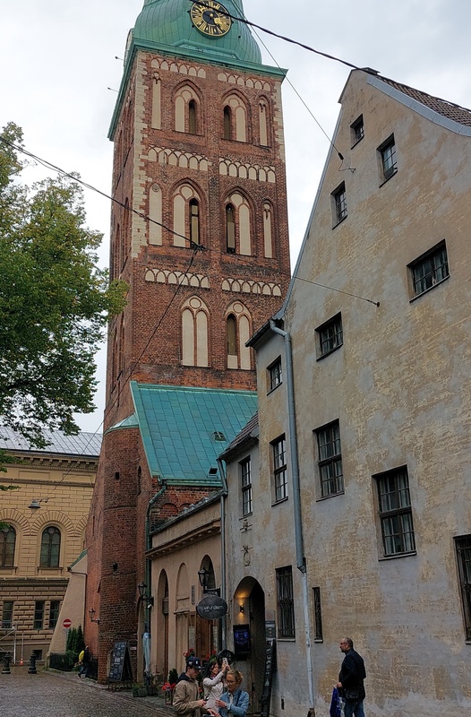 Riia Püha Jakobi kiriku torn rephoto