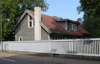 Tartu linnavaade, Veski tänav 1990a. rephoto