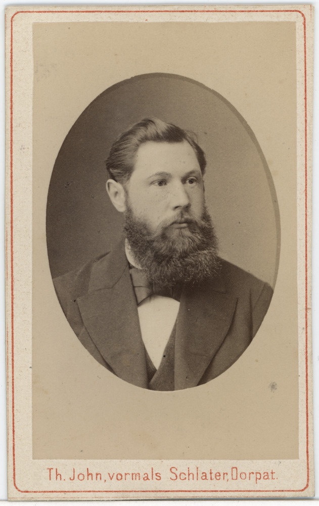 Pastor August Rumpeter, portreefoto