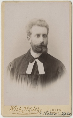 Valga pastor Richard Wühner, portreefoto  duplicate photo