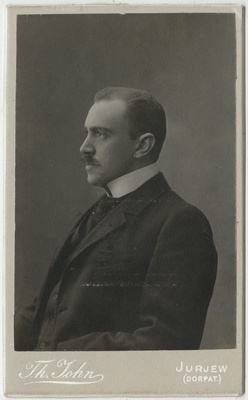 Pastor Woldemar Loréntzen, portreefoto  duplicate photo