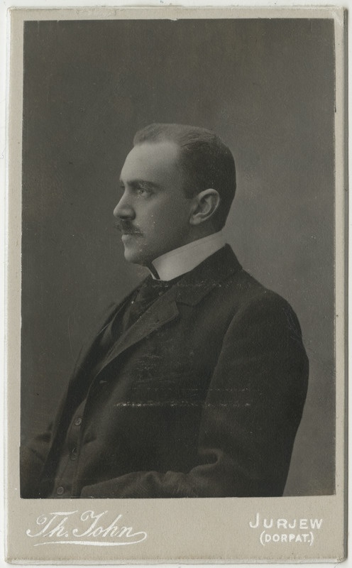 Pastor Woldemar Loréntzen, portreefoto