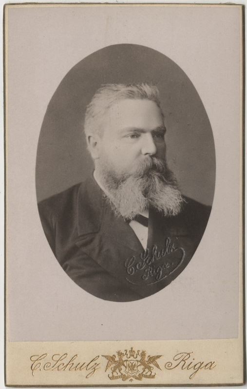 Pastor Julius Raison, portreefoto