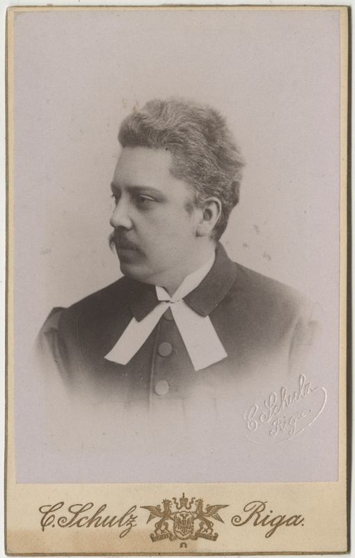 Pastor Arthur Walter, portreefoto