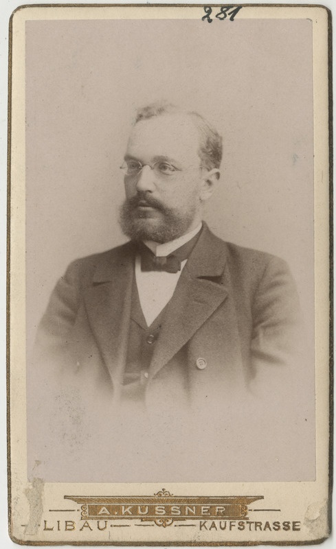 Pastor Otto Vogel, portreefoto