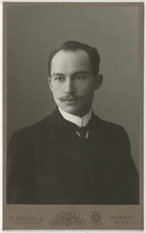 Pastor Christian Zielke tudengina, portreefoto