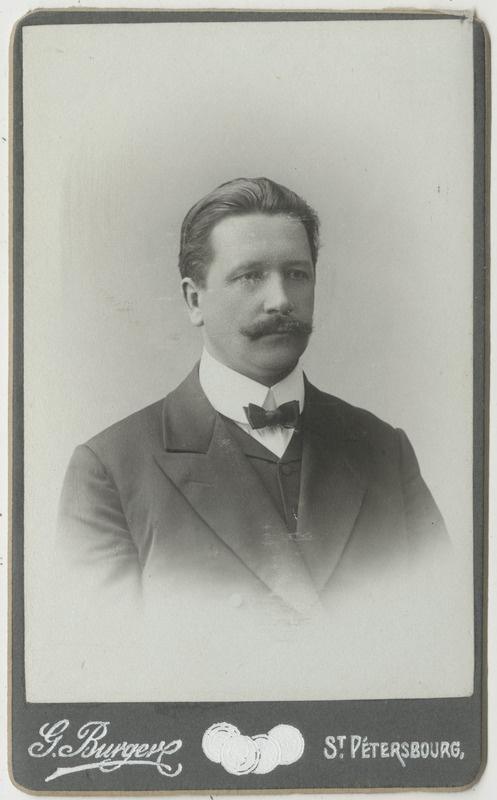 Pastor Karl Beldau, portreefoto