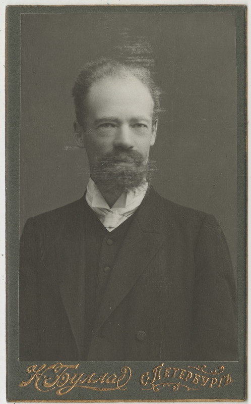 Pastor Wilhelm Fehrmann, portreefoto