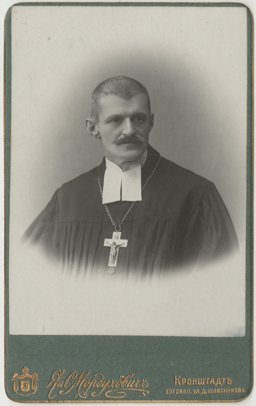 Pastor Alfred Büttner, portreefoto