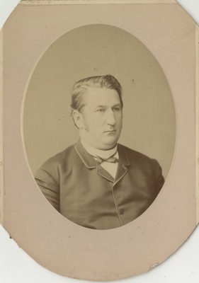 Tartu Ülikooli teoloogiaprofessor Johann Kersten, portreefoto  duplicate photo