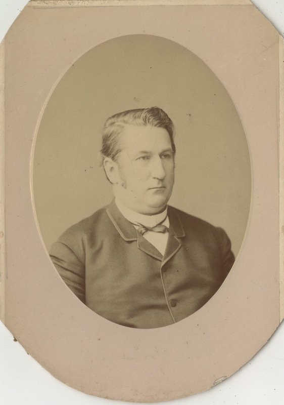 Tartu Ülikooli teoloogiaprofessor Johann Kersten, portreefoto