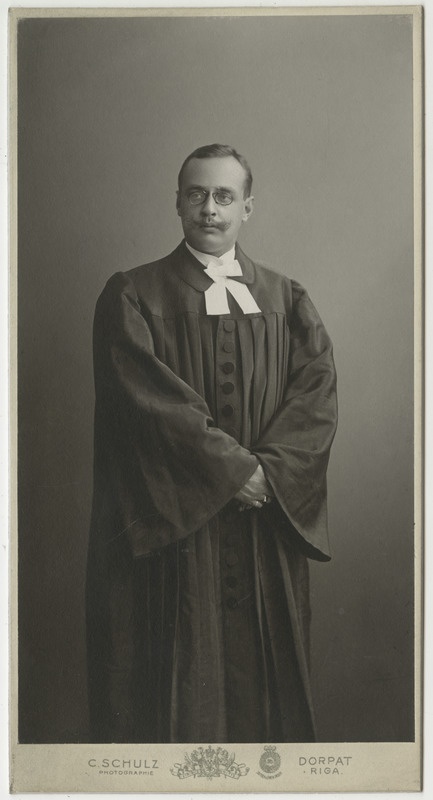 Pastor Otto Krause, portreefoto