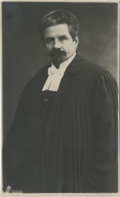 Pastor Wilhelm Grass, portreefoto