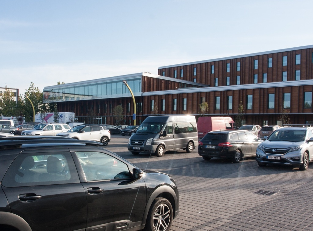 Viljandi linna Täitevkomitee esimees Elfride Saks tuletõrjujaid tervitamas rephoto