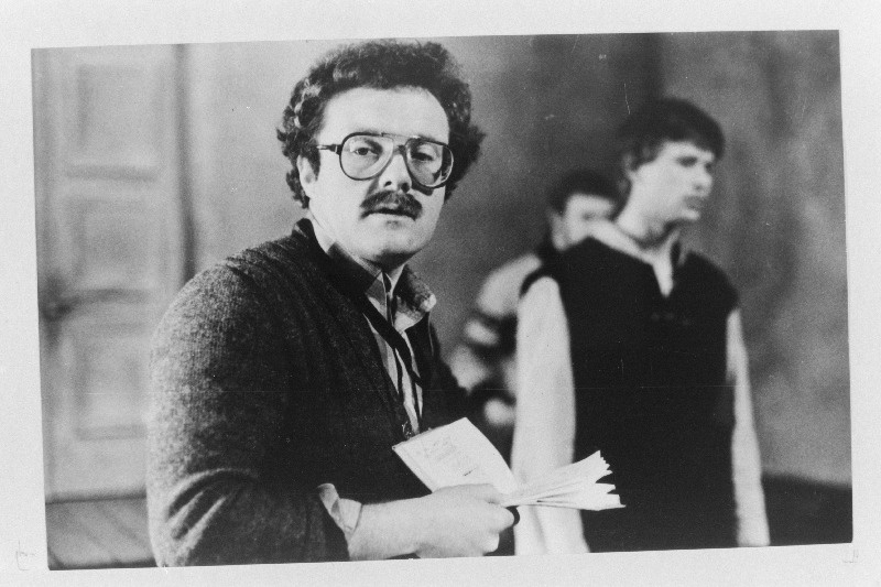 Filmistuudio Tallinnfilm režissöör Peeter Simm mängufilmi Puud olid, puud olid hellad velled võtetel.