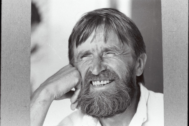 Karikaturist Heinz Valk.