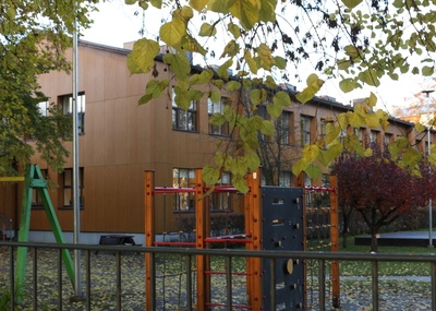 Uus VI lastepäevakodu (Nõukogude 10 / Aleksandri 10). Hiljem lasteaed Sass. Tartu, 1965. rephoto