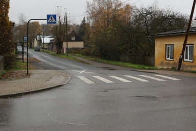 View River by Marja Street on Oa tn. From the corner during the spring of 1950. Tartu rephoto