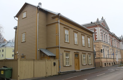 Tartu linnavaade, Veski tänav 1990a. rephoto