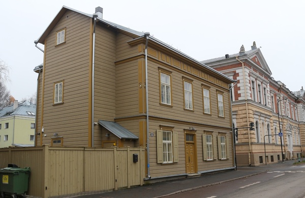 Tartu linnavaade, Veski tänav 1990a. rephoto