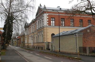 Eesti NSV Riiklik Etnograafiamuuseum N. Burdenko tänaval. rephoto