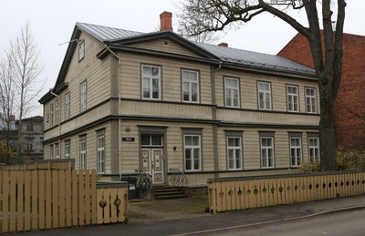 Tartu linnavaade, Veski tänav 1990a.  duplicate photo