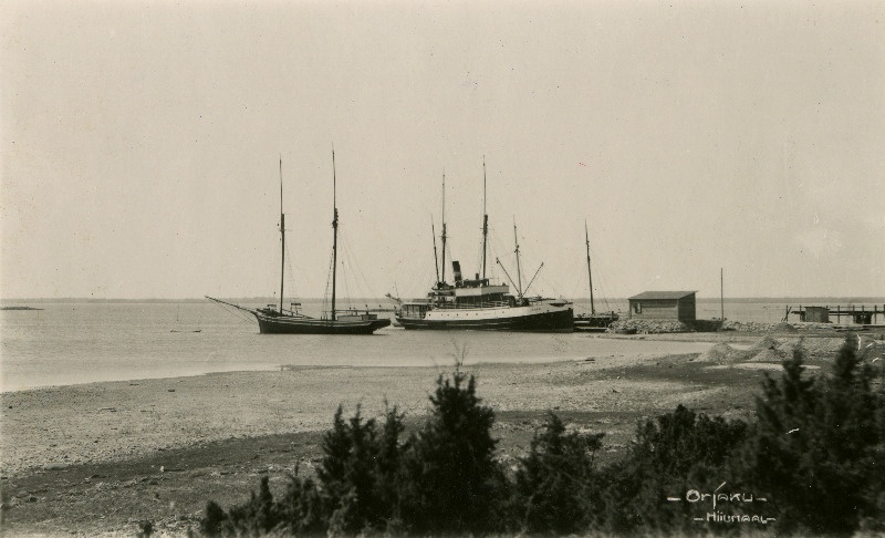 Vaade Orjaku sadamale.