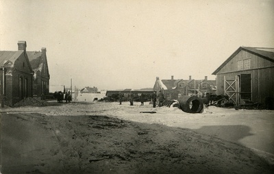 Vaade Abja Linavabriku õuele.  duplicate photo