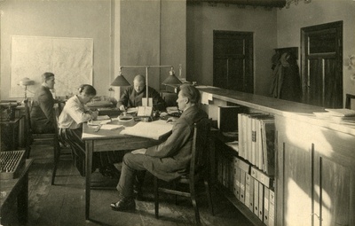 Abja Linavabriku kontoriruum.  duplicate photo