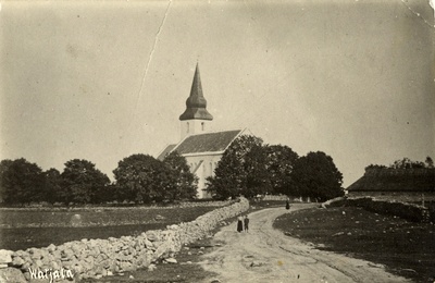 Vaade Valjala Martini kirikule.  duplicate photo