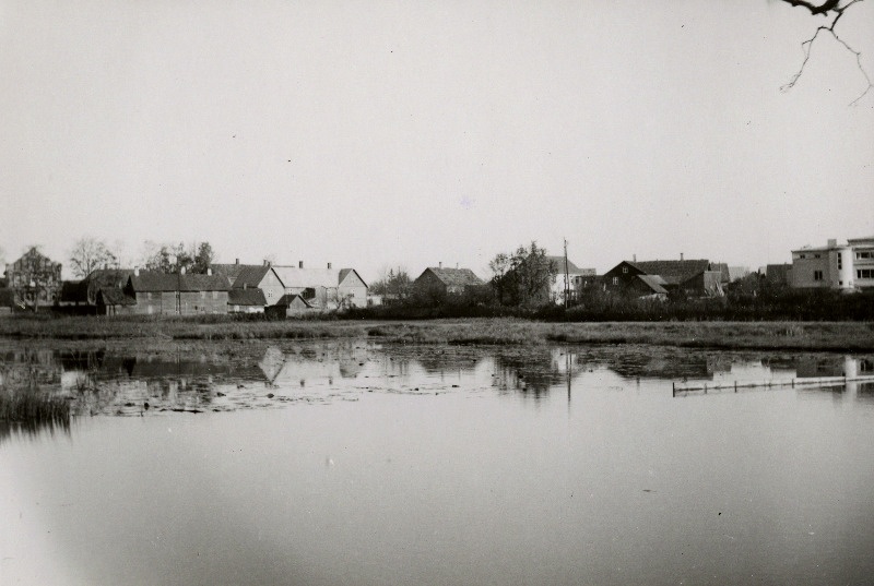 Vaade üle järve Suure-Jaani linnale.