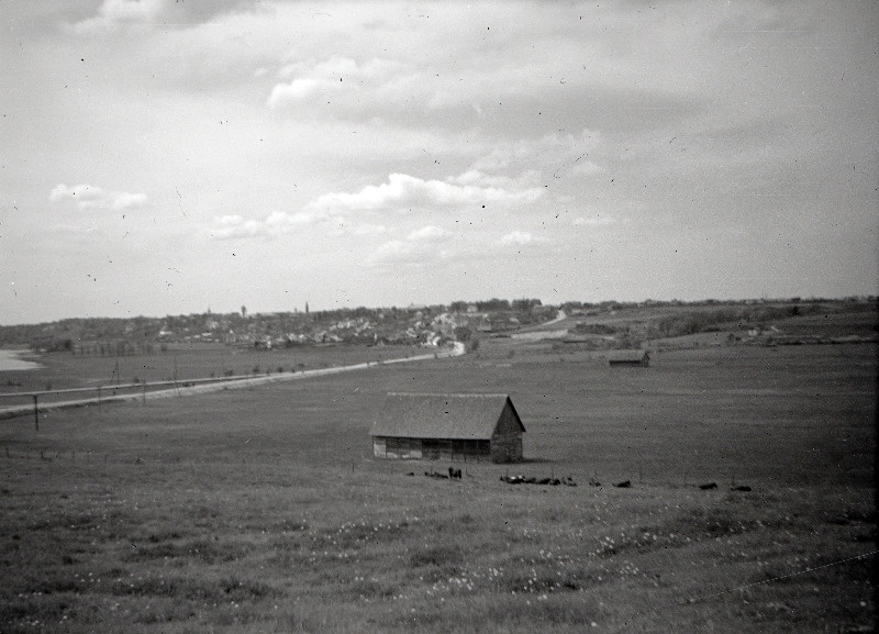 Vaade Viljandi linnale Tartu maanteelt.