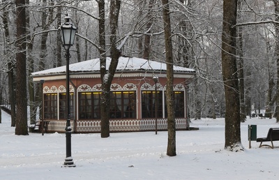 Limonaadimajake Toomemäel.  Tartu, 1900-1917. rephoto