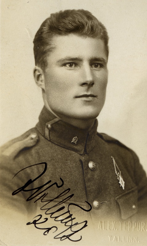 Sõjaväe Ühendatud Õppeasutuste kadett Edgar Arnold Willems (Villems).