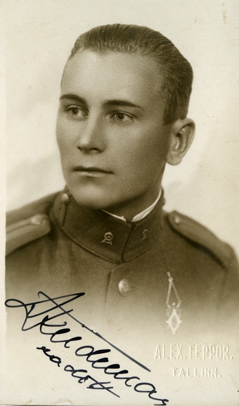 Sõjaväe Ühendatud Õppeasutused. Kadett August Kiidemann (Kiidla).