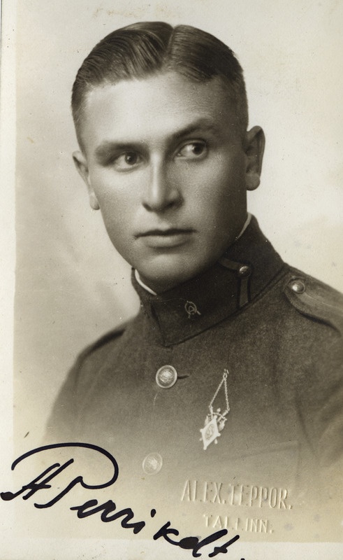 Sõjaväe Ühendatud Õppeasutused. Kadett Aleksander Perri.