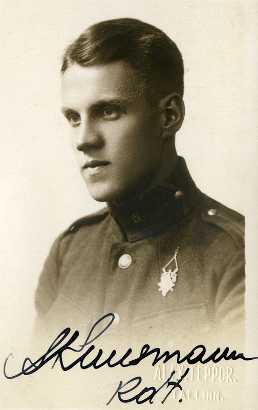 Sõjaväe Ühendatud Õppeasutused. Kadett Alfred Kuusmann (Kuuskla).