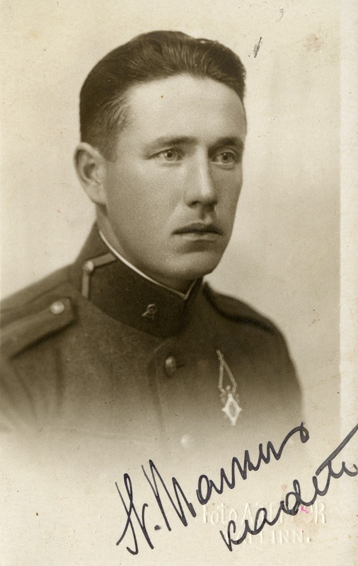 Sõjaväe Ühendatud Õppeasutused. Kadett Harald Markus.