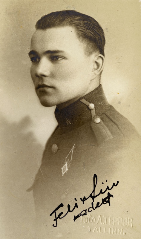 Sõjaväe Ühendatud Õppeasutused. Kadett Felix Liiv.