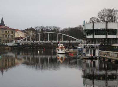 Vaade Kaarsillale ja restoran Kaunasele rephoto